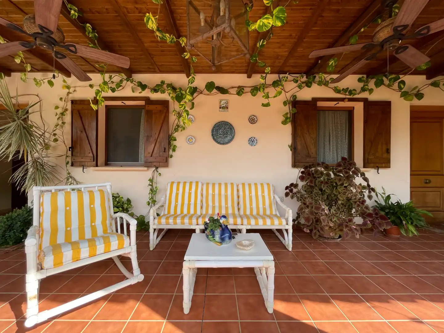 Terrassa de Casa o xalet en venda en Alhaurín de la Torre amb Aire condicionat, Calefacció i Jardí privat