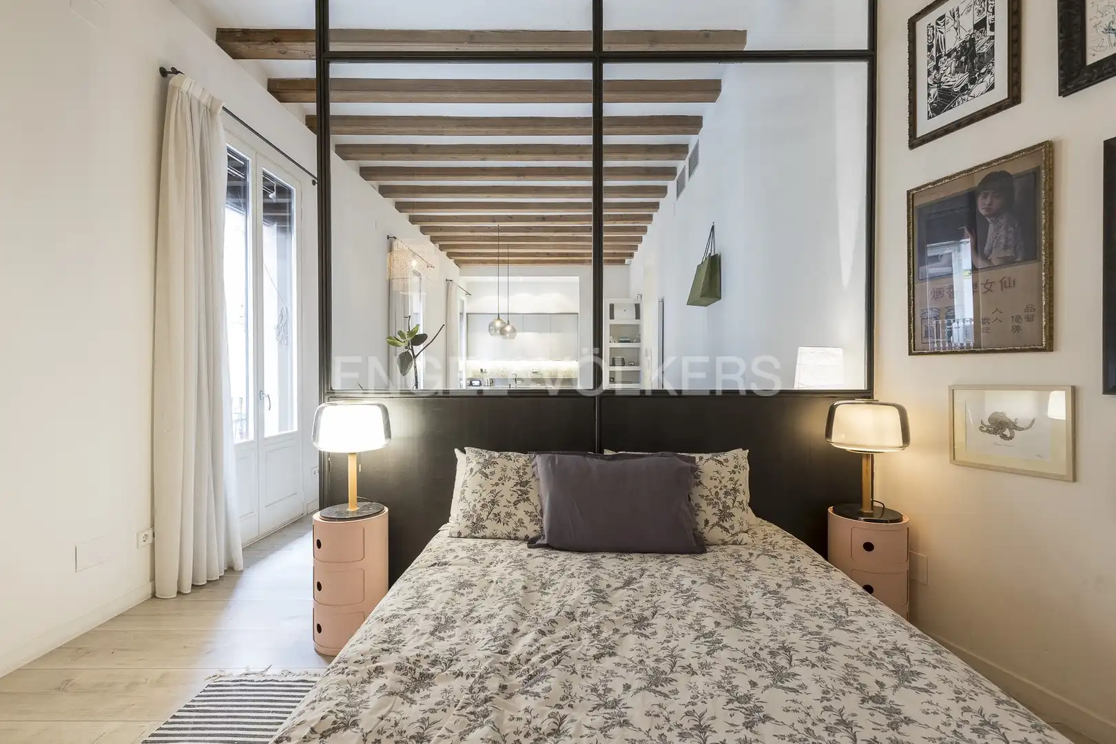Habitación de Loft de alquiler en Barcelona con Calefacción, Terraza y Amueblado