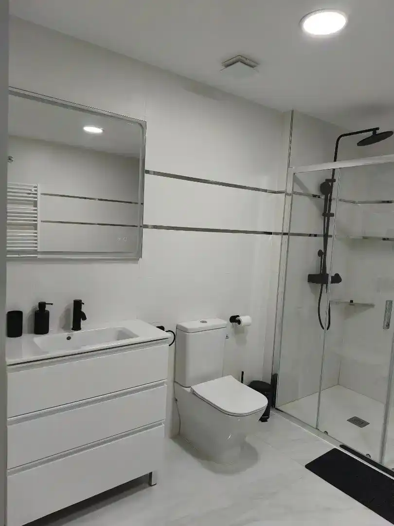 Bathroom of Lofts for rent in Almazora / Almassora  with Air Conditioner, Private garden and Storage room