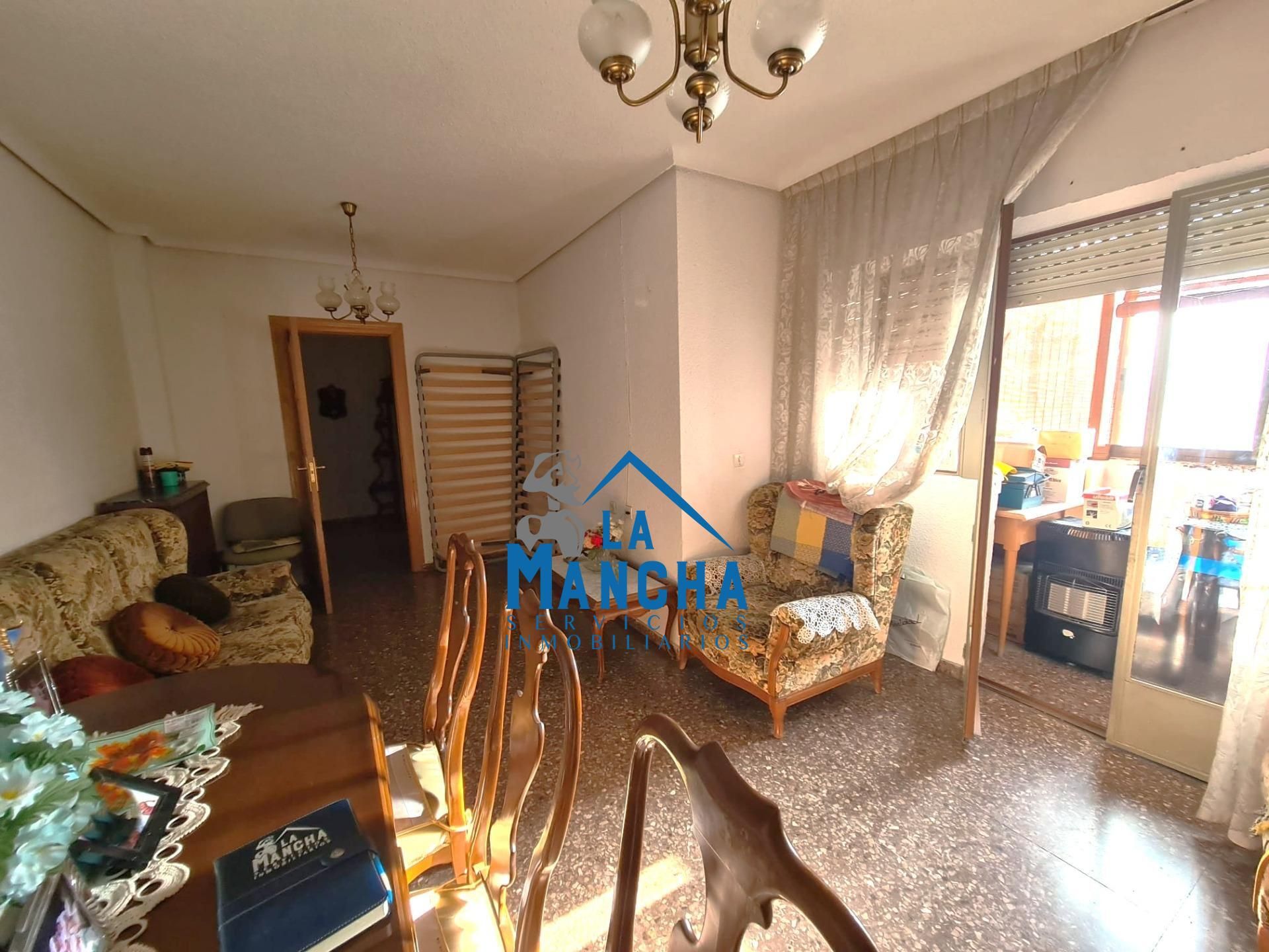 Exterior view of Flat for sale in  Albacete Capital  with Heating, Private garden and Terrace