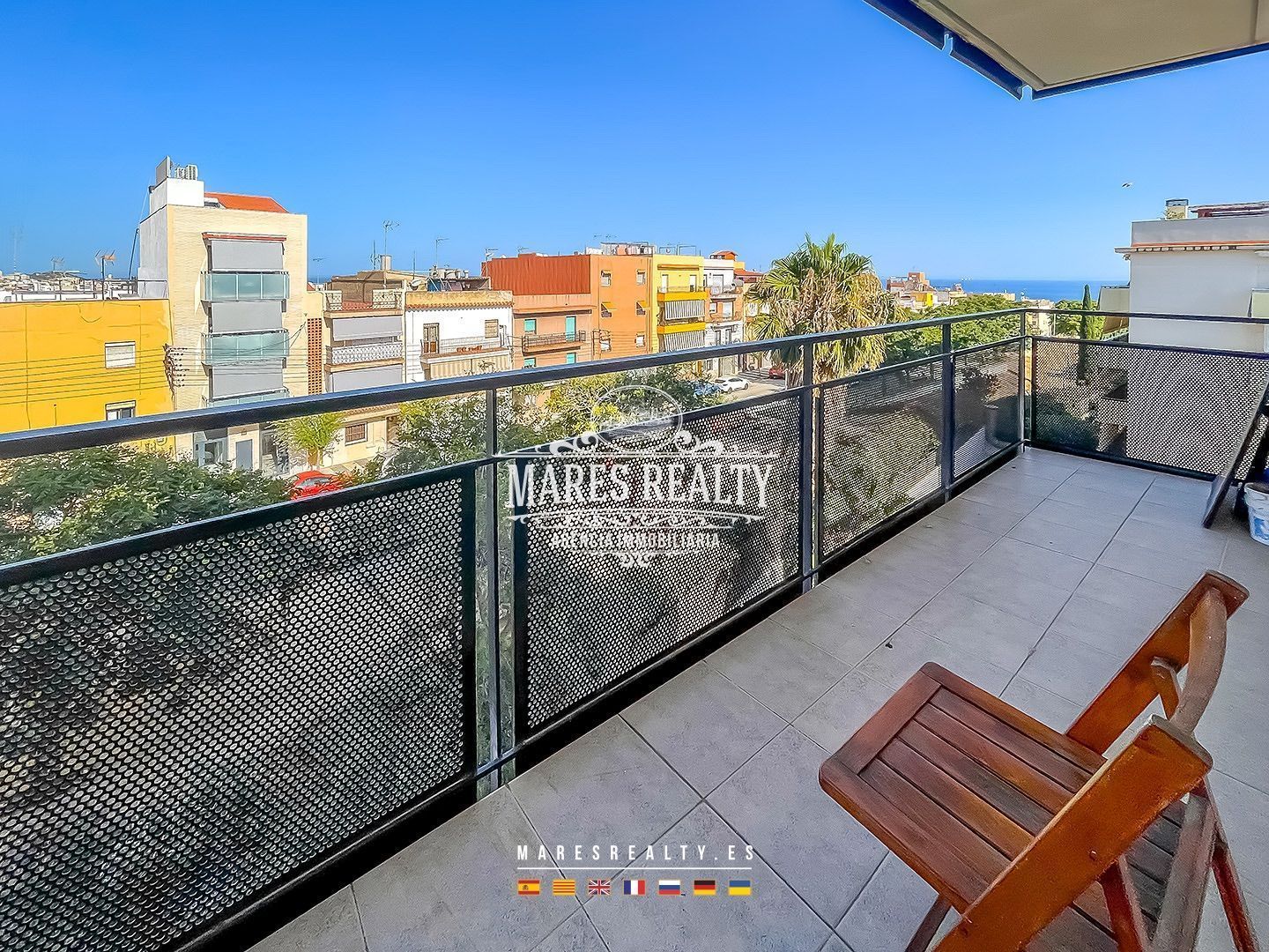 Terrace of Flat for sale in Mataró  with Air Conditioner, Heating and Terrace