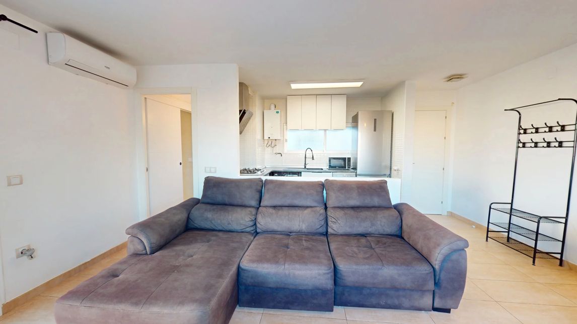 Sala de estar de Ático en venta en Alicante / Alacant con Aire acondicionado, Calefacción y Terraza