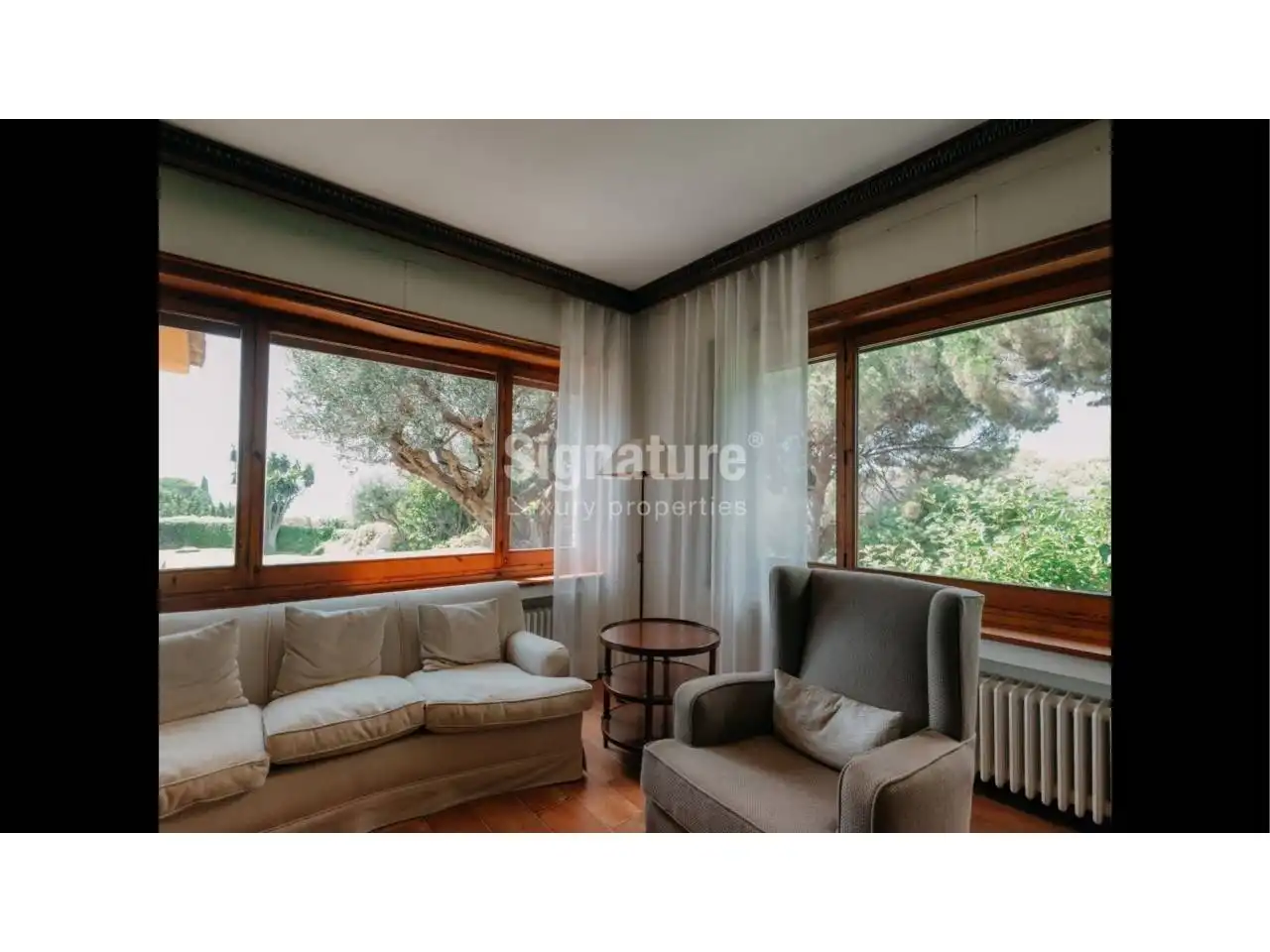 Sala d'estar de Casa o xalet en venda en Sant Andreu de Llavaneres amb Calefacció, Jardí privat i Terrassa