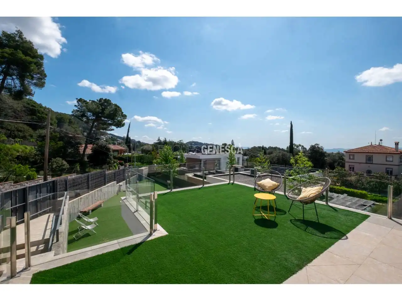 Terrassa de Casa o xalet en venda en Matadepera amb Aire condicionat, Calefacció i Jardí privat