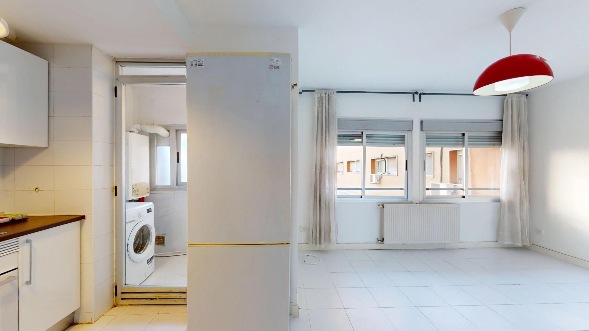 Kitchen of Flat to rent in  Madrid Capital  with Heating