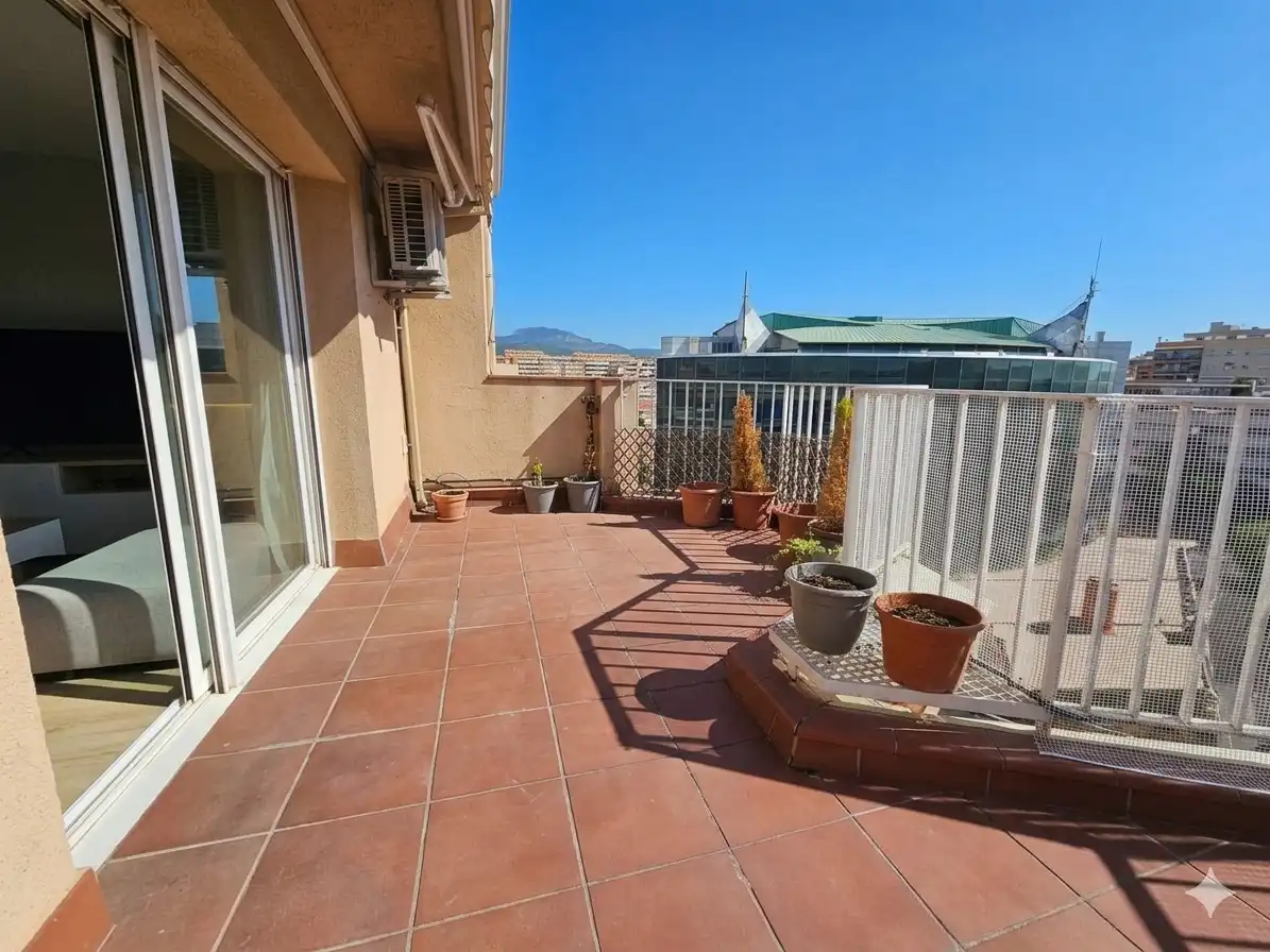Terrace of Attic for sale in Terrassa  with Air Conditioner, Heating and Parquet flooring