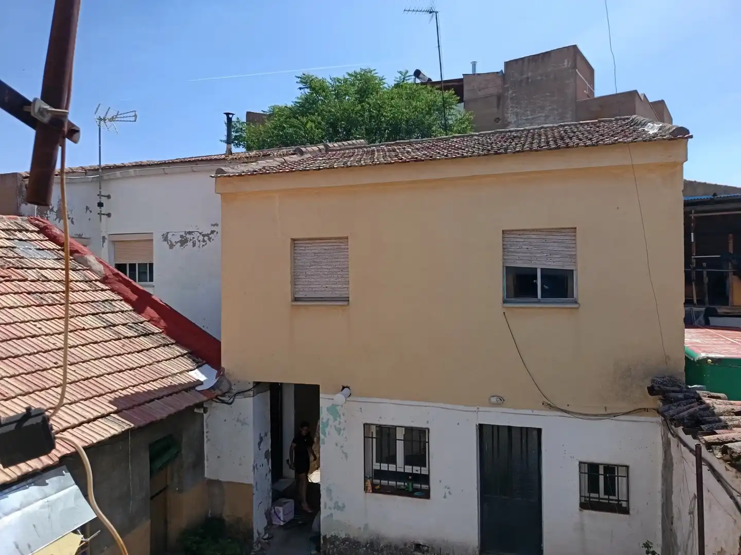Vista exterior de Casa adosada en venta en Malagón con Balcón