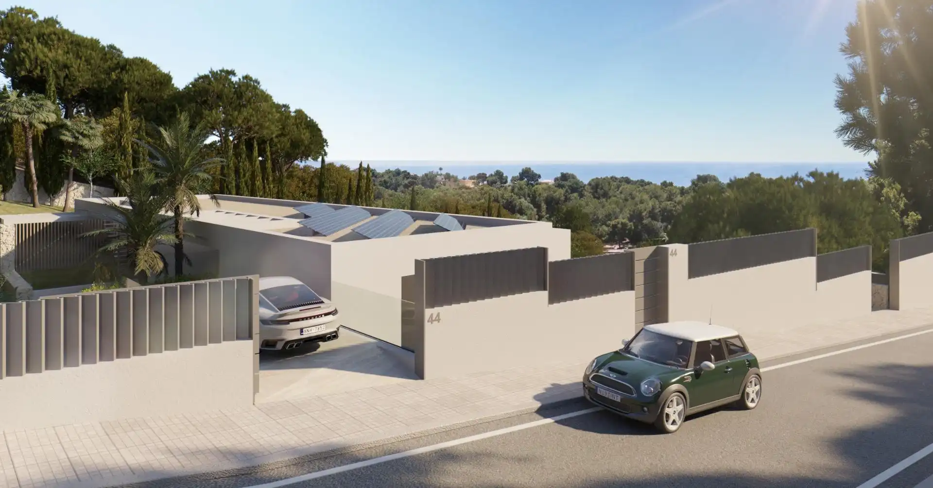 Vista exterior de Casa o xalet en venda en Calvià amb Aire condicionat, Jardí privat i Traster
