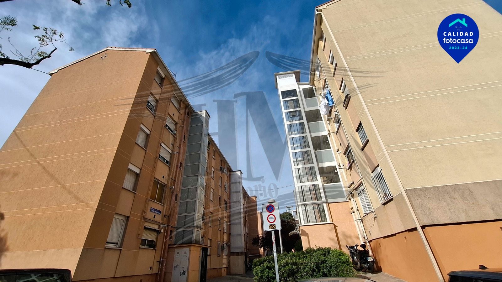 Vista exterior de Pis en venda en  Madrid Capital amb Aire condicionat, Microones i Alarma