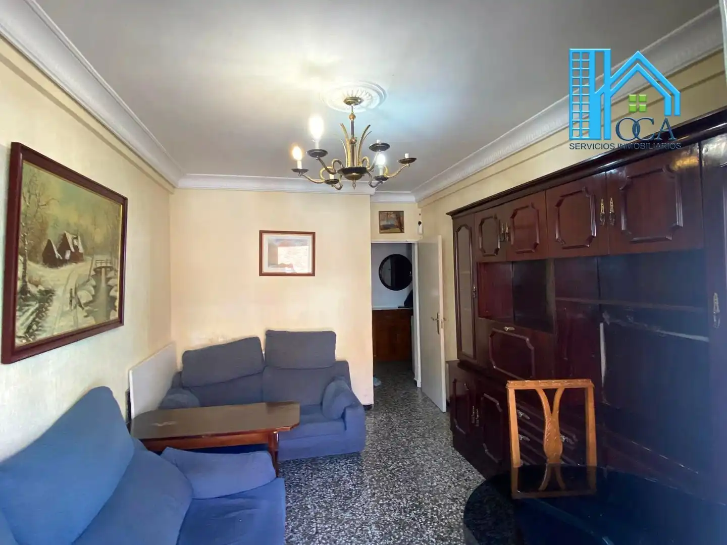 Living room of Flat for sale in Madrid  with Air Conditioner and Terrace