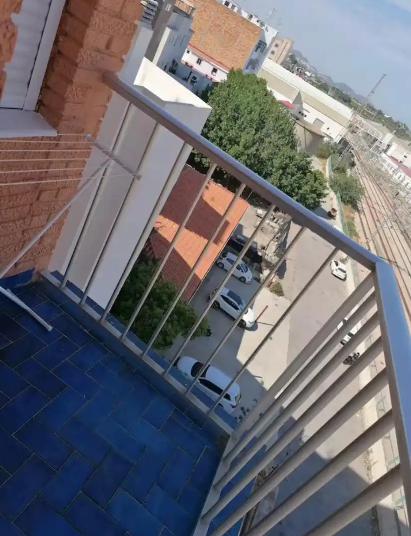 Terrassa de Pis de lloguer en Sagunto / Sagunt amb Aire condicionat, Calefacció i Moblat
