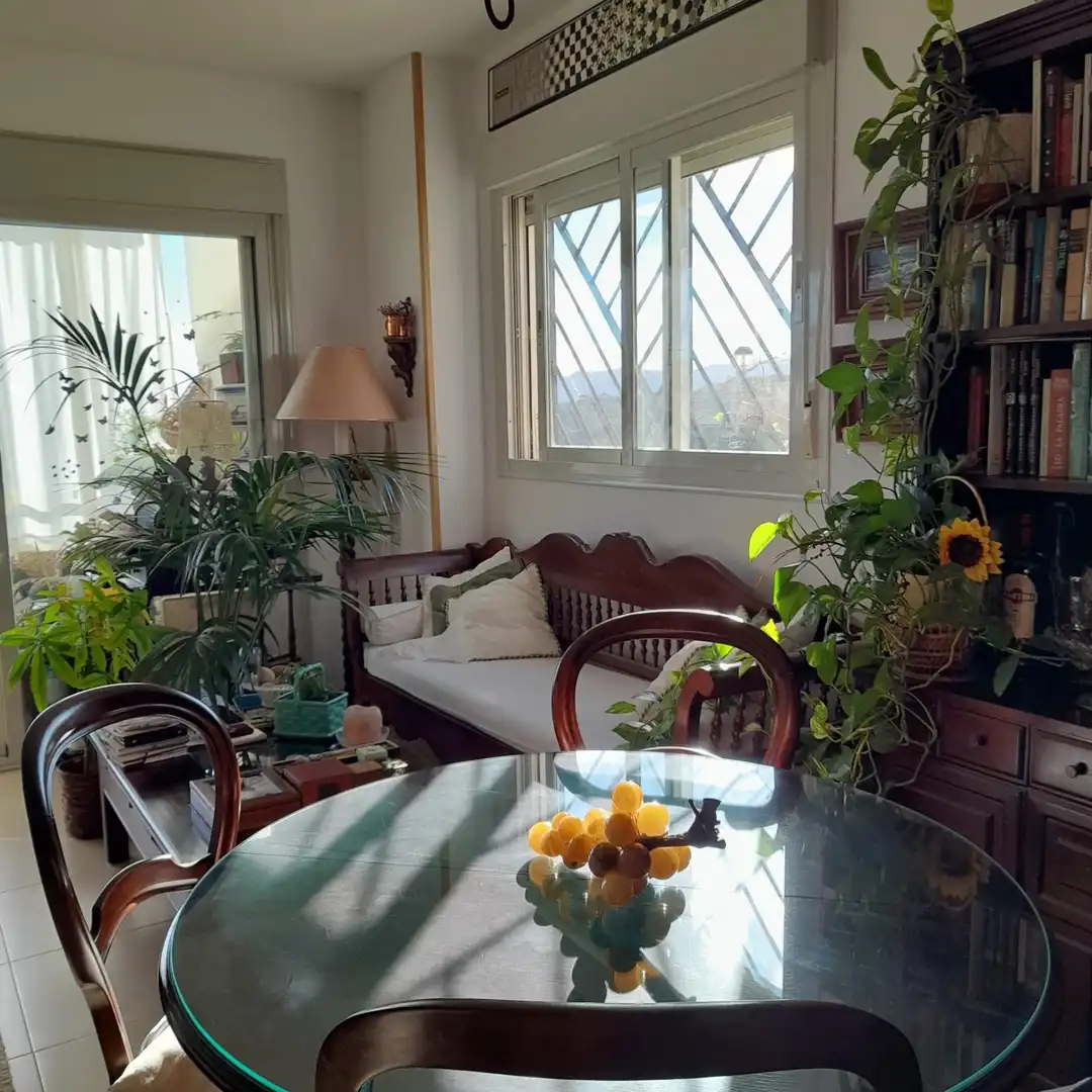 Dining room of Apartments for sale in Málaga  with Air Conditioner, Private garden and Terrace