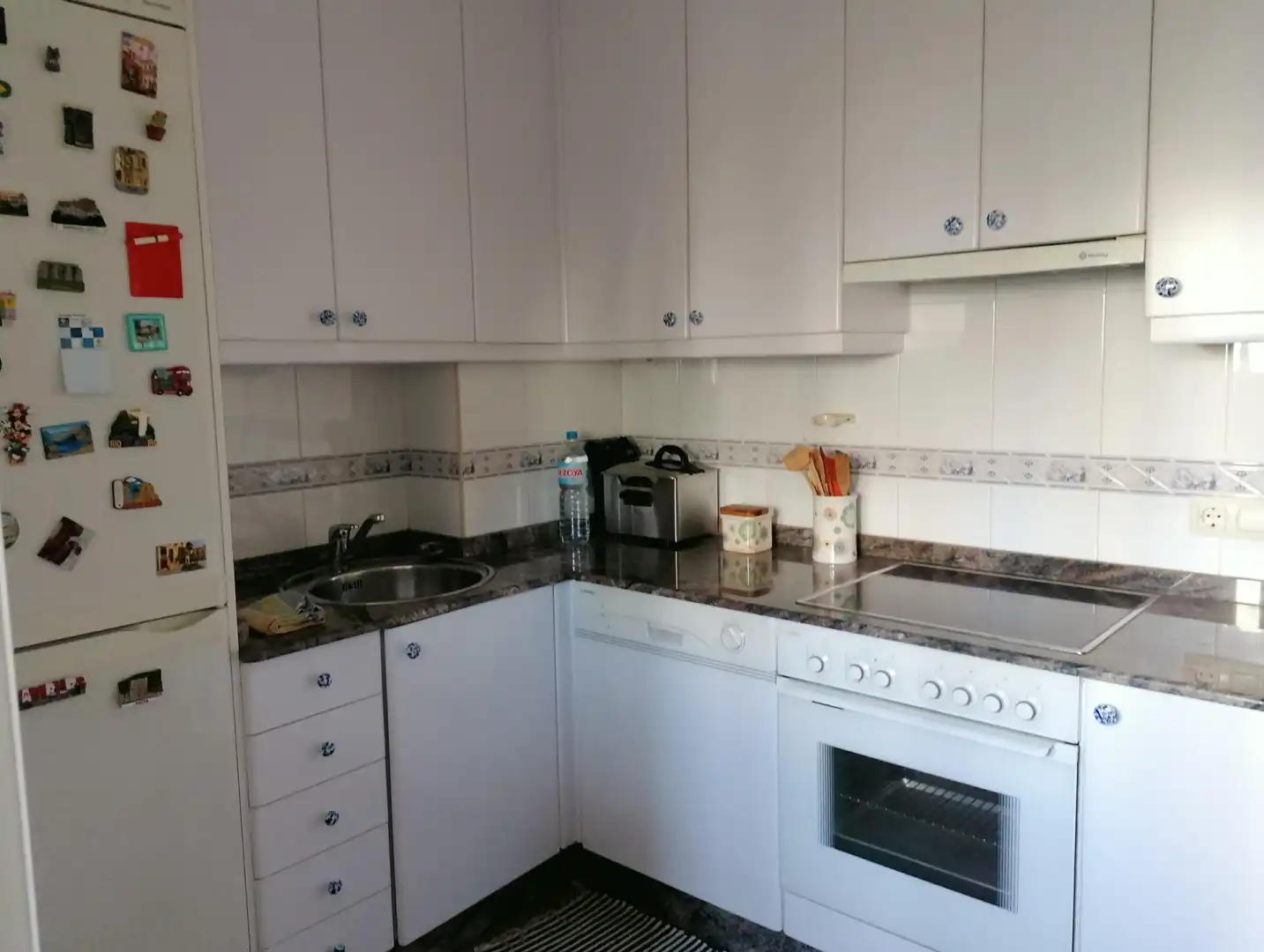 Cuina de Apartament en venda en Vigo  amb Calefacció, Jardí privat i Parquet