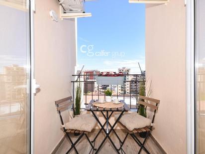 Balcony of Attic for sale in  Barcelona Capital  with Air Conditioner, Terrace and Alarm