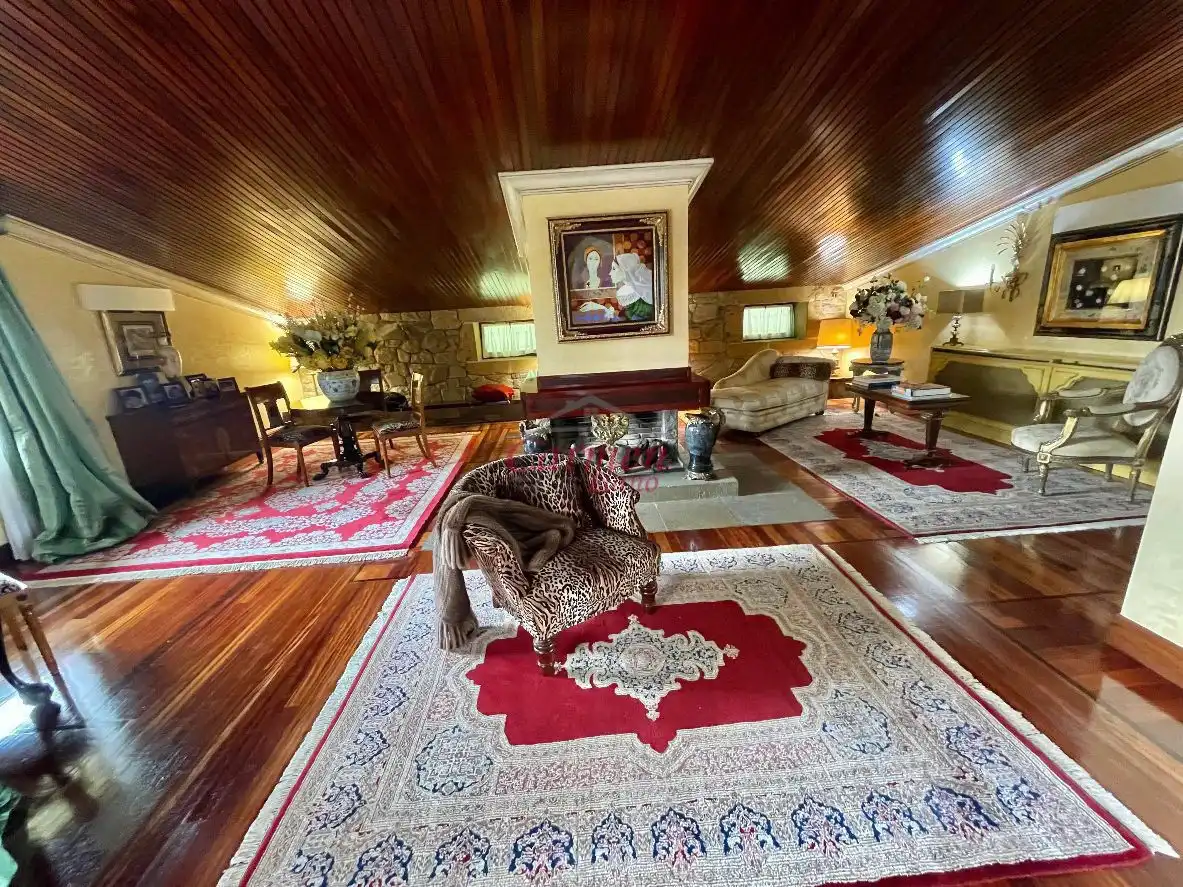 Sala de estar de Casa o chalet en venta en Loiu con Jardín privado, Terraza y Trastero