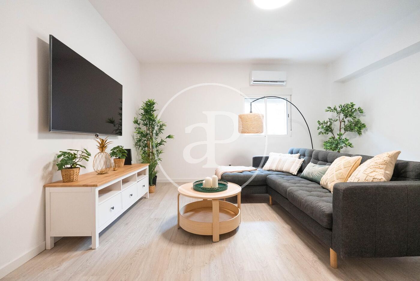 Sala d'estar de Pis en venda en  Valencia Capital amb Aire condicionat, Calefacció i Terrassa