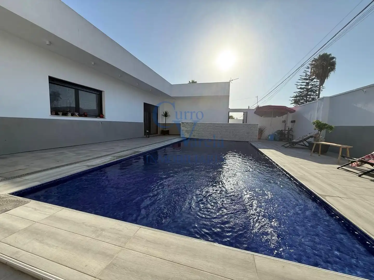 Piscina de Finca rústica en venta en Dos Hermanas con Aire acondicionado, Calefacción y Trastero