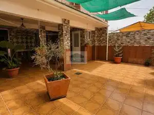 Terraza de Casa adosada en venta en Vegas del Genil con Aire acondicionado, Calefacción y Jardín privado