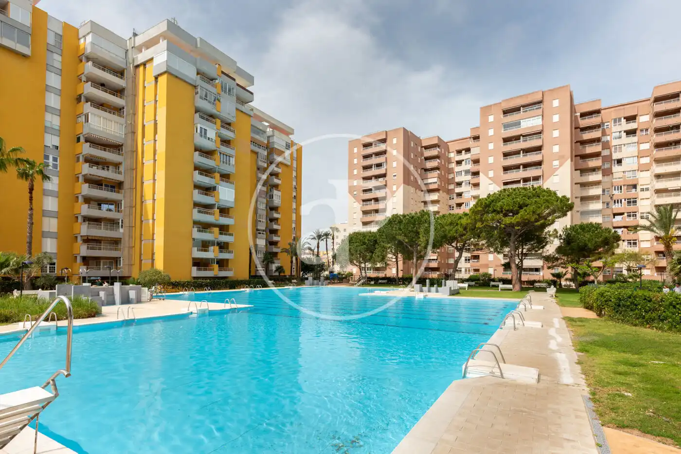 Piscina de Pis de lloguer en Canet d'En Berenguer amb Aire condicionat, Calefacció i Jardí privat
