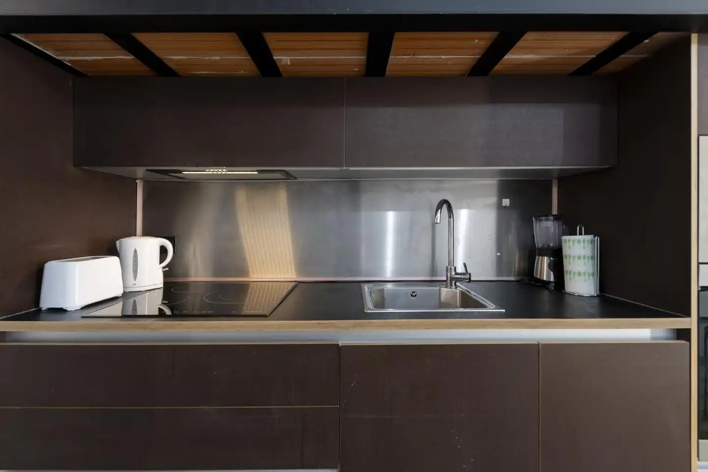 Kitchen of Study for rent in Madrid  with Air Conditioner, Furnished and Internet