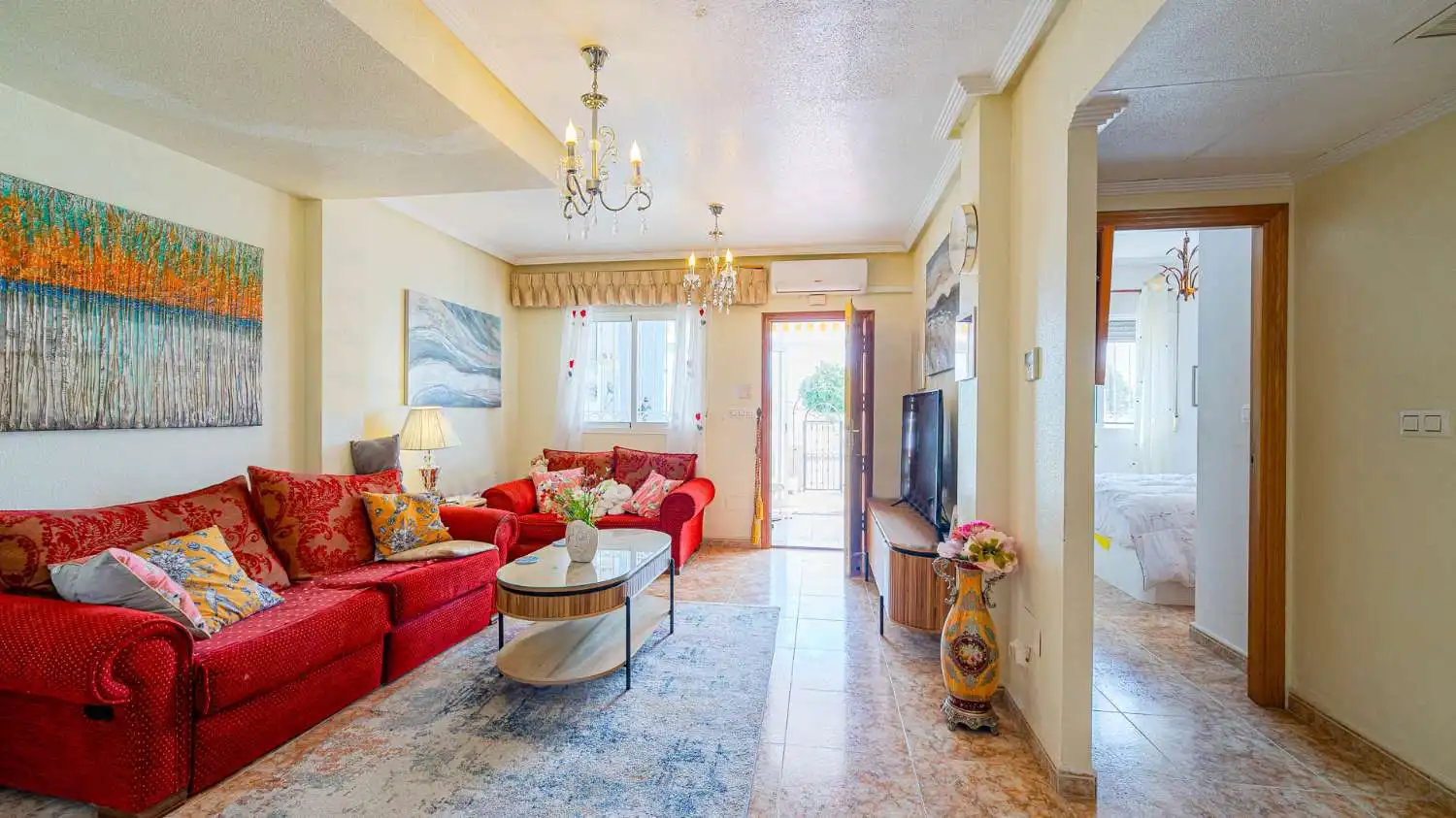 Sala de estar de Casa o chalet en venta en Orihuela con Aire acondicionado, Calefacción y Terraza