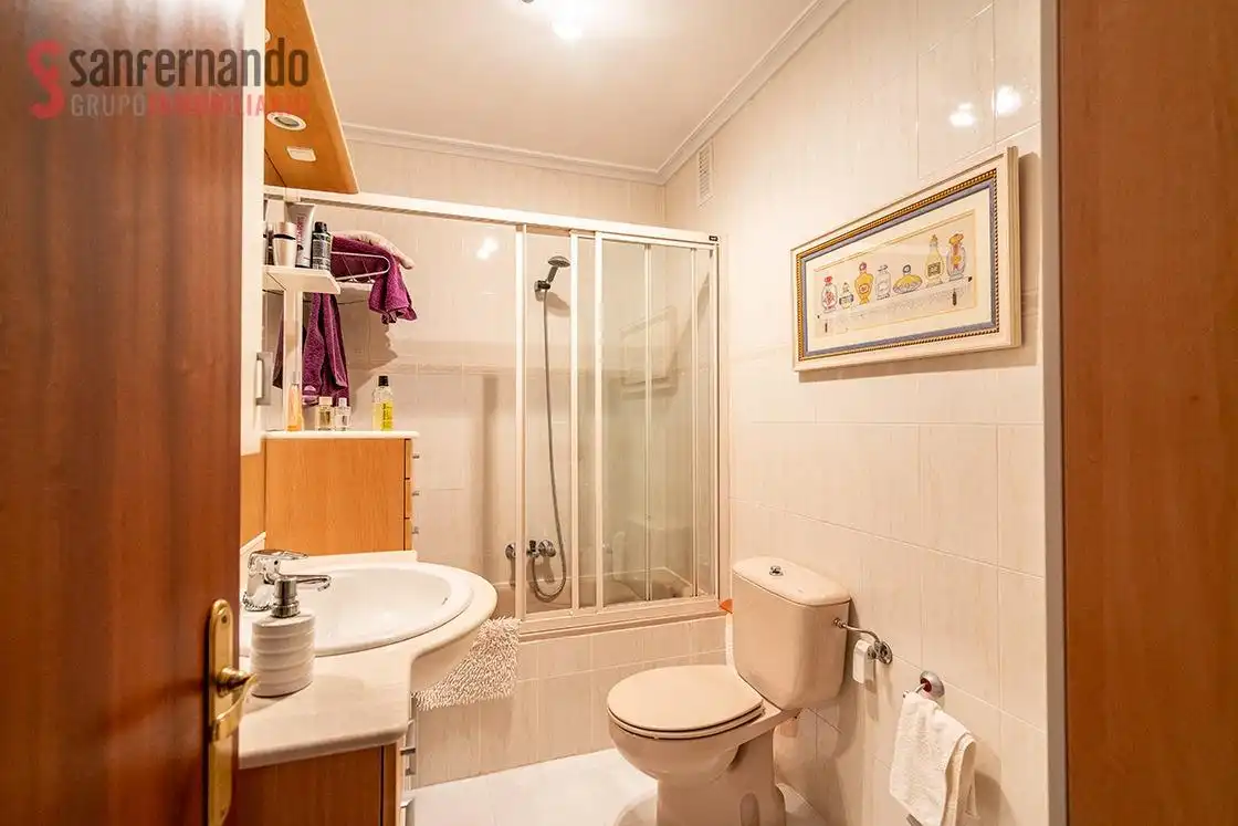 Bathroom of Flat for sale in Suances  with Heating, Private garden and Furnished