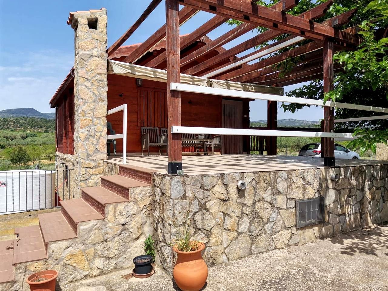 Terrassa de Finca rústica en venda en Vilanova d'Alcolea amb Terrassa