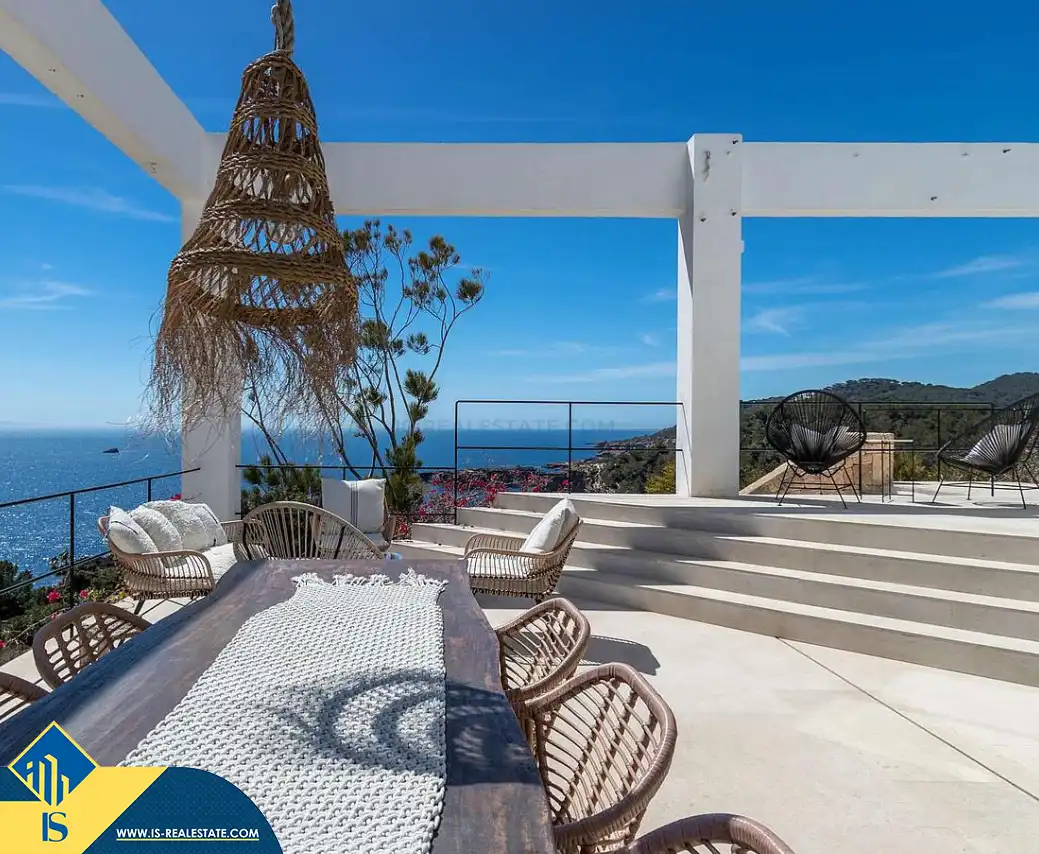 Terrassa de Casa o xalet en venda en Santa Eulària des Riu amb Terrassa, Piscina i Moblat