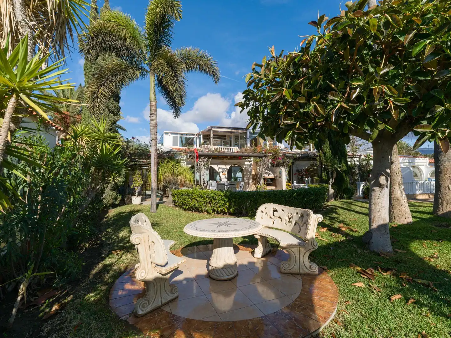 Terraza de Casa o chalet en venta en San Bartolomé de Tirajana con Aire acondicionado, Calefacción y Jardín privado