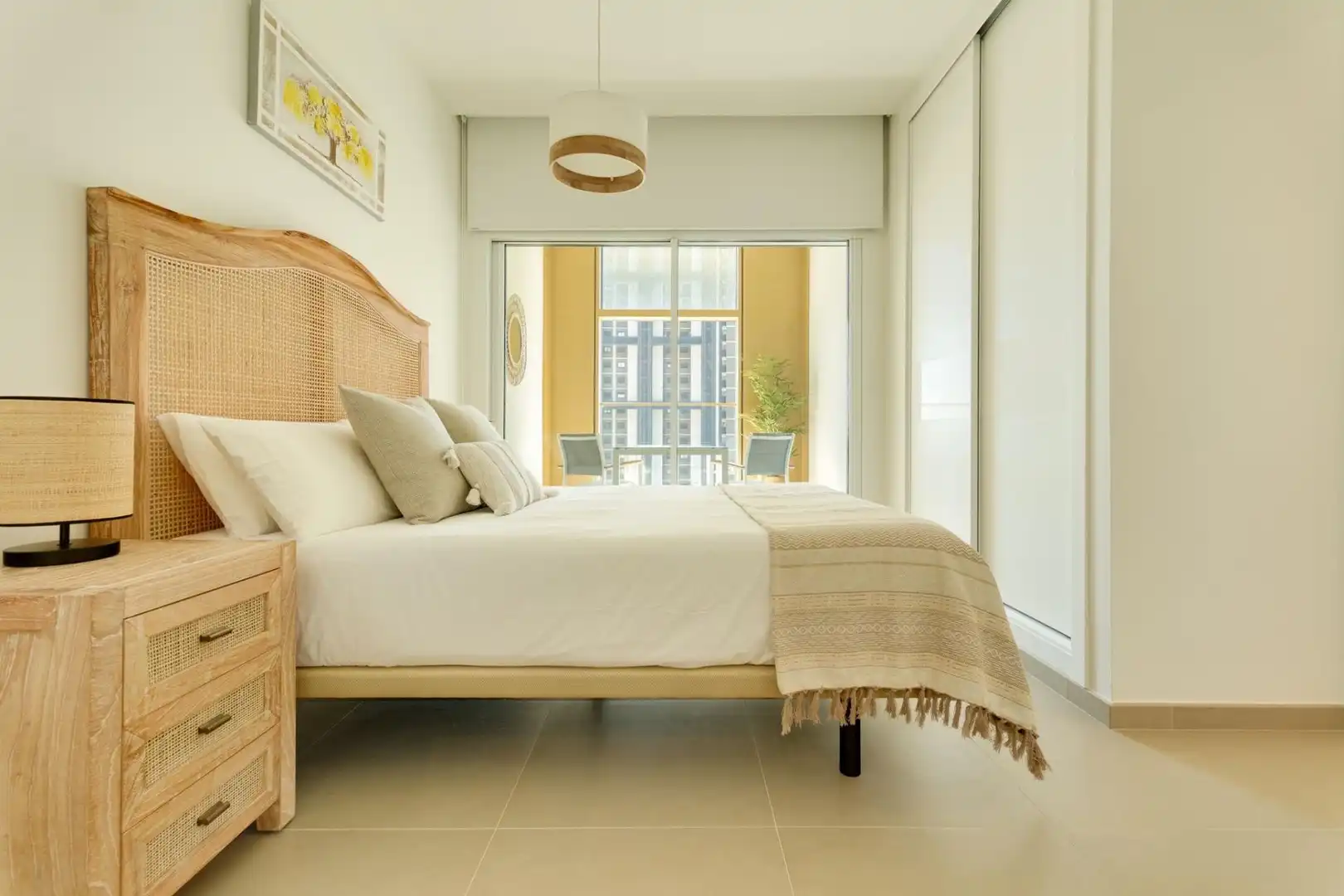 Bedroom of Study for rent in Benidorm  with Air Conditioner, Heating and Private garden