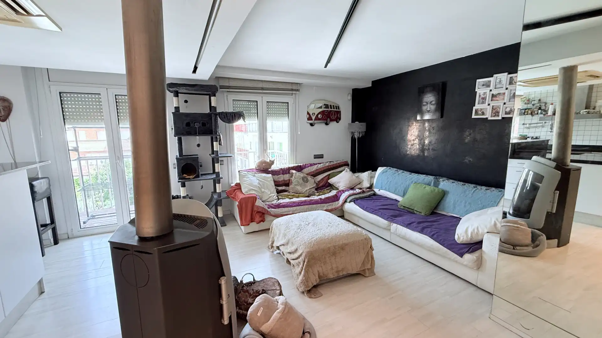 Sala d'estar de Dúplex en venda en Sant Fruitós de Bages amb Aire condicionat, Calefacció i Parquet