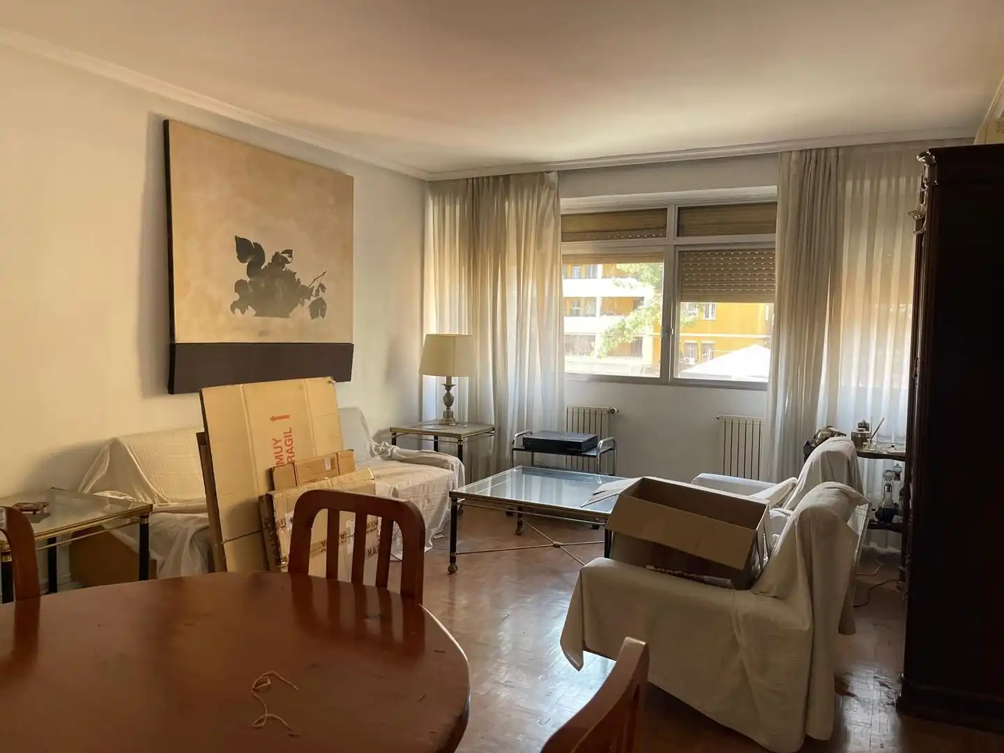 Living room of Flat for sale in Madrid  with Air Conditioner and Heating