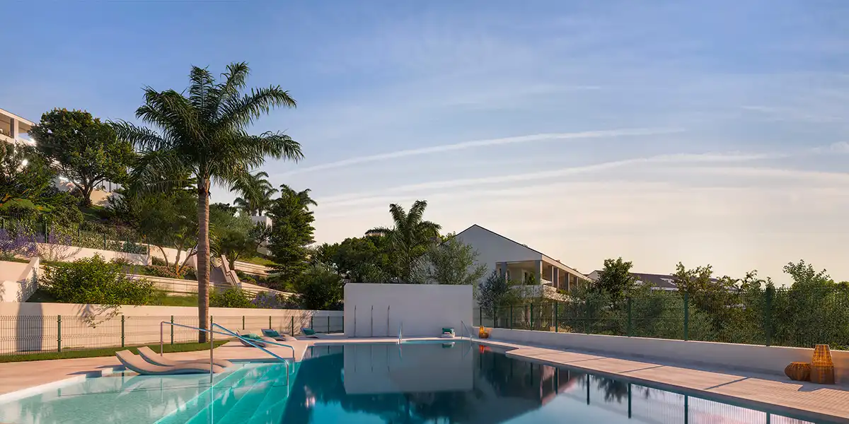 Piscina de Pis en venda en Benalmádena amb Aire condicionat, Jardí privat i Terrassa