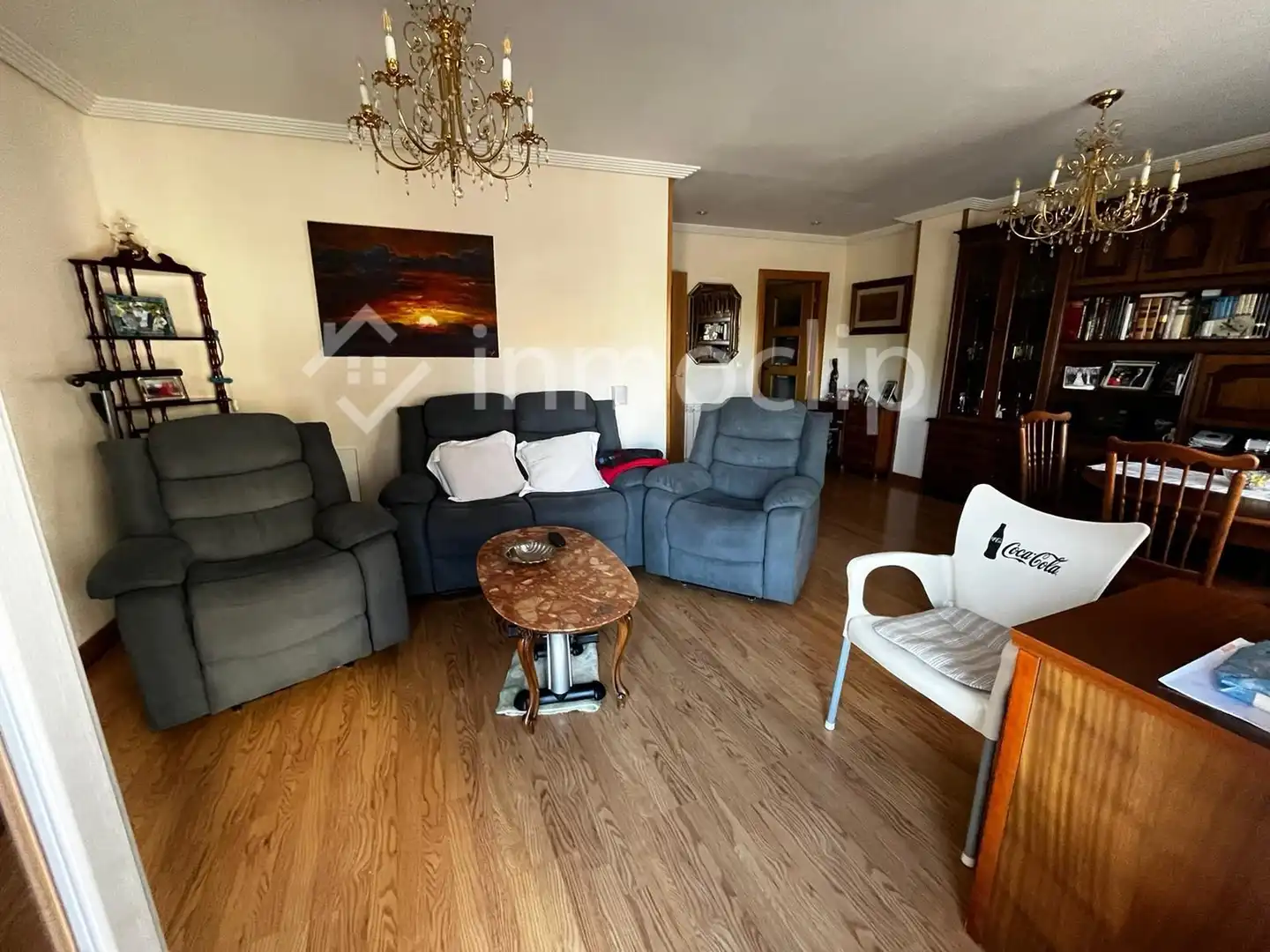 Sala de estar de Piso para compartir en Salamanca con Calefacción