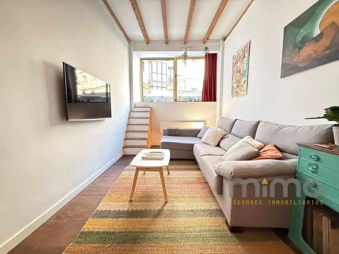 Living room of Flat for sale in Donostia - San Sebastián   with Heating, Terrace and Storage room