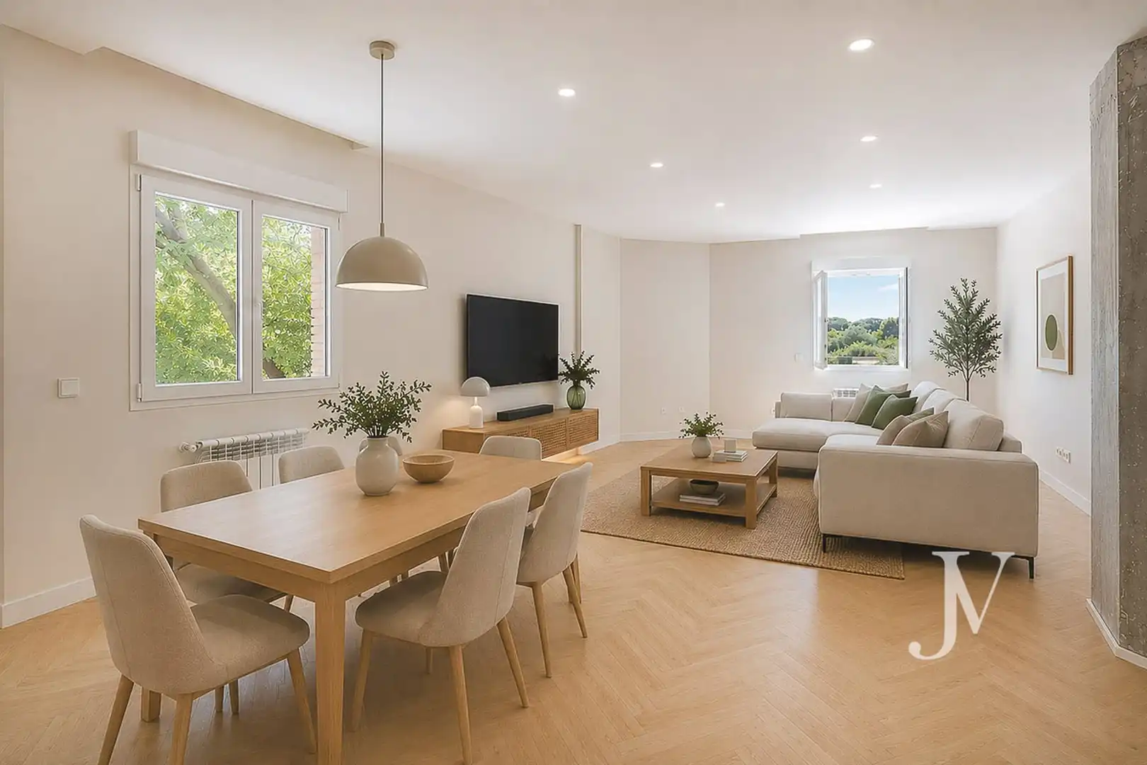 Wohnzimmer von Wohnung zum Verkauf in Madrid mit Heizung