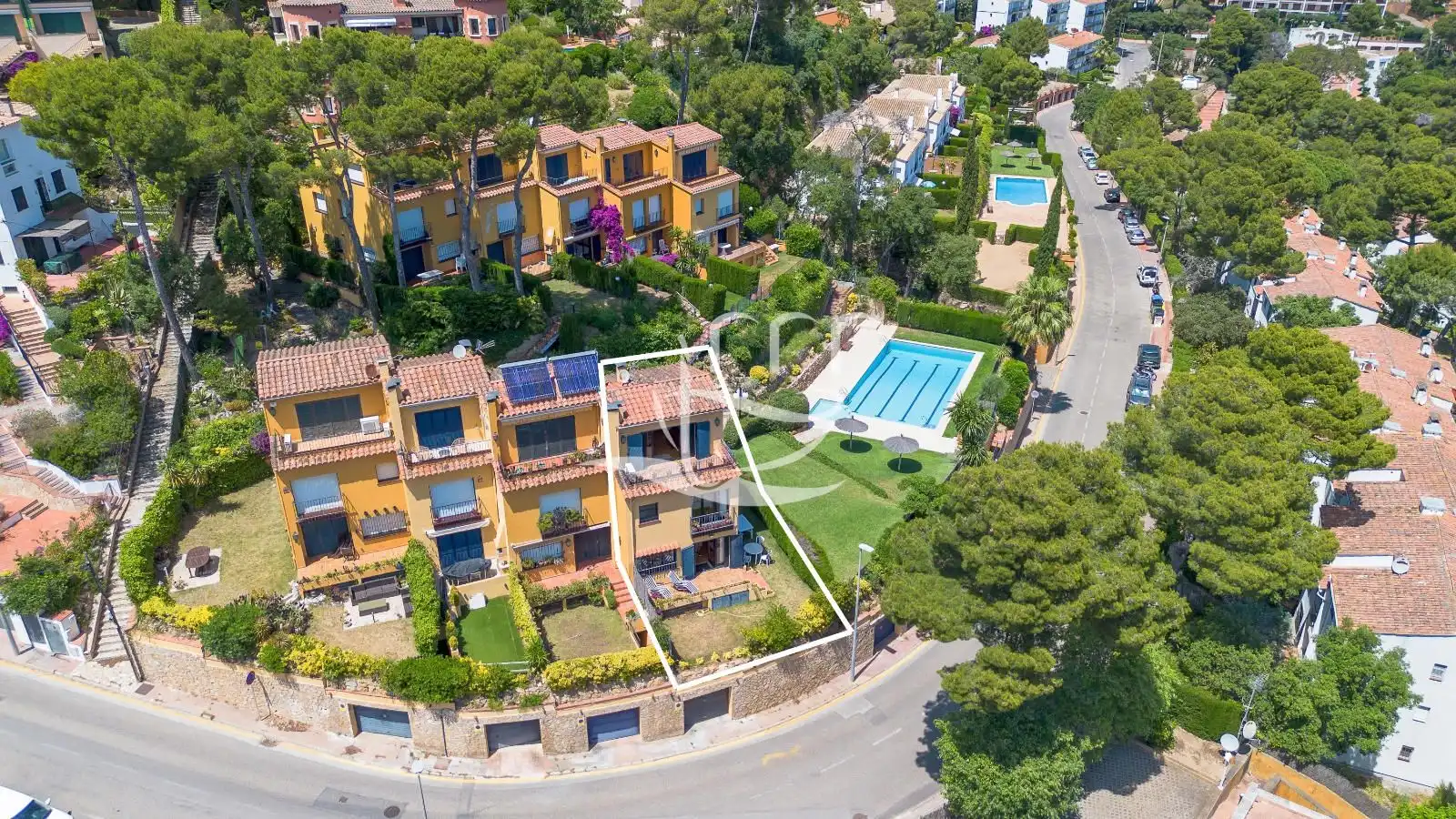 Exterior view of Detached homes for sale in Palafrugell  with Air Conditioner, Heating and Storage room