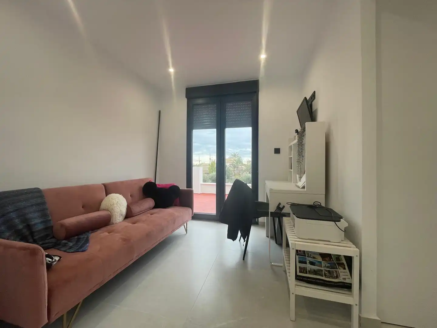 Sala d'estar de Casa o xalet en venda en Elche / Elx amb Aire condicionat, Terrassa i Traster