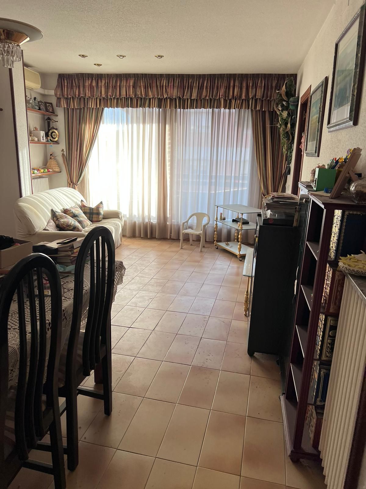 Living room of Flat for sale in Bellpuig  with Heating and Furnished