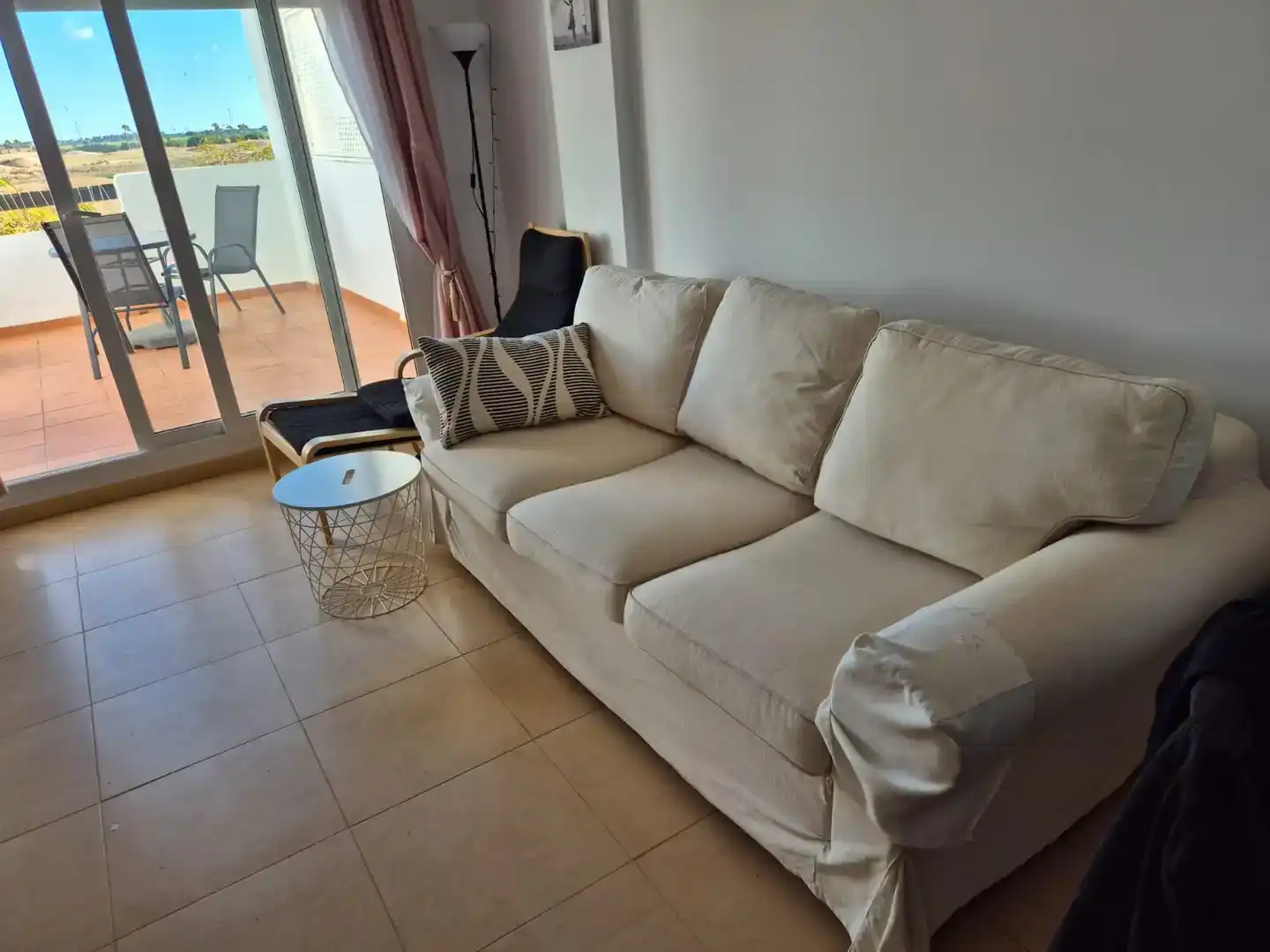 Wohnzimmer von Wohnungen zur Miete in Torre-Pacheco mit Klimaanlage, Schwimmbad und Balkon