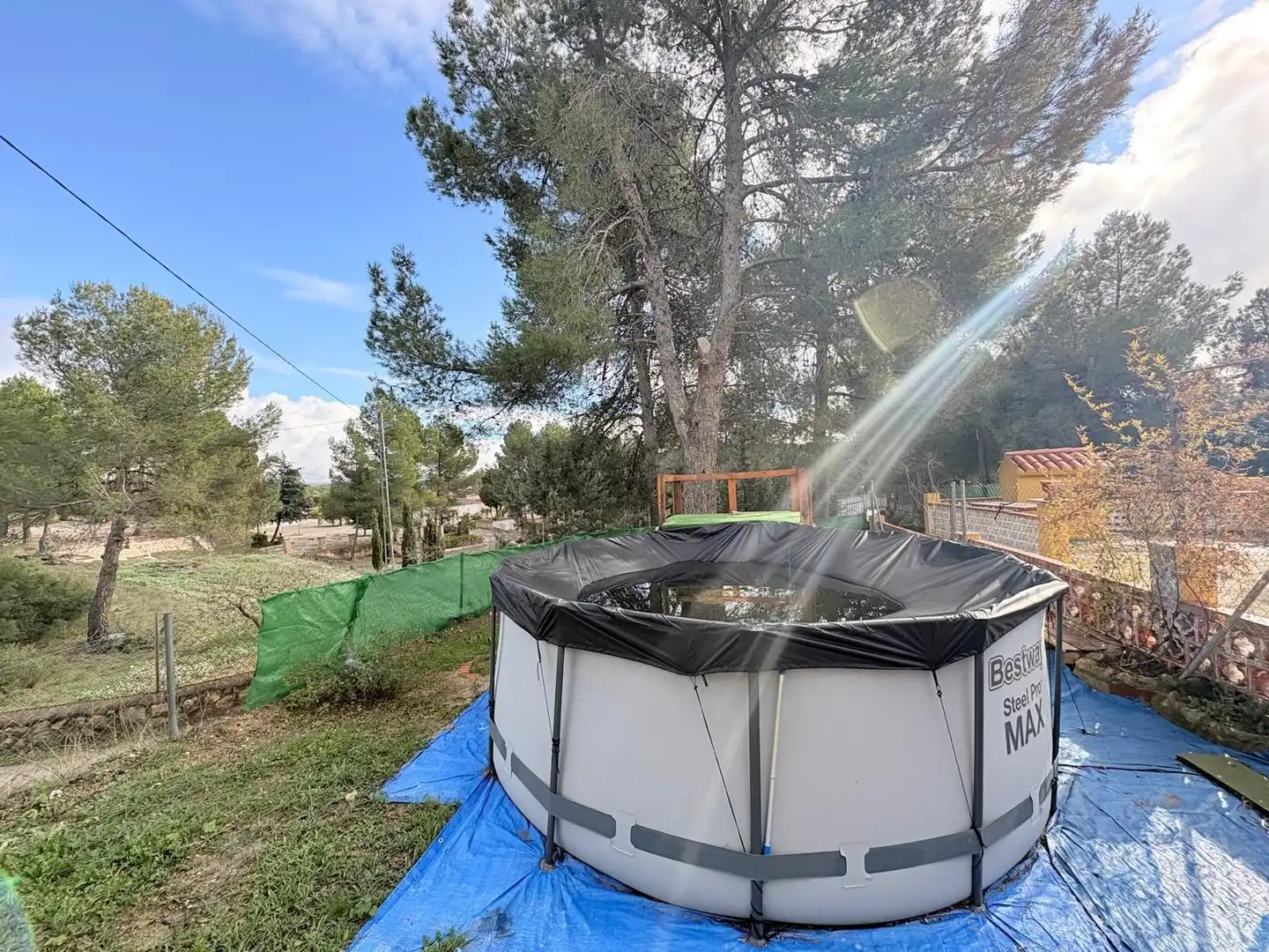 Piscina de Casa o xalet en venda en Almansa amb Terrassa, Piscina i Moblat