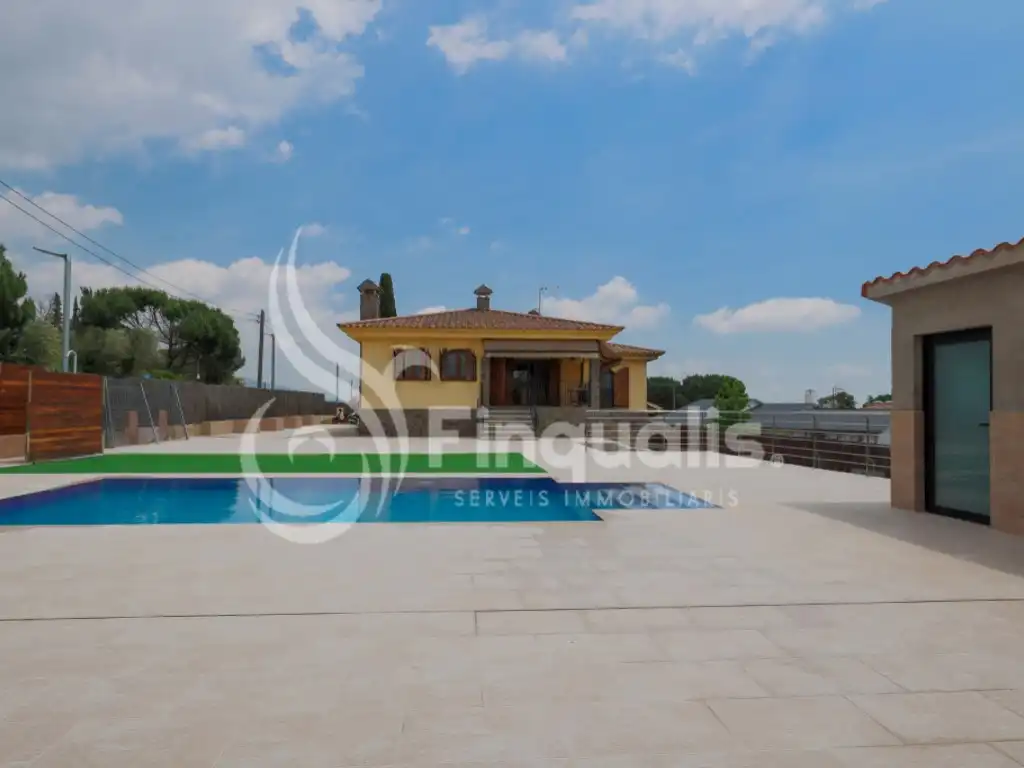 Jardín de Casa o chalet en venta en Santa Eulàlia de Ronçana con Aire acondicionado