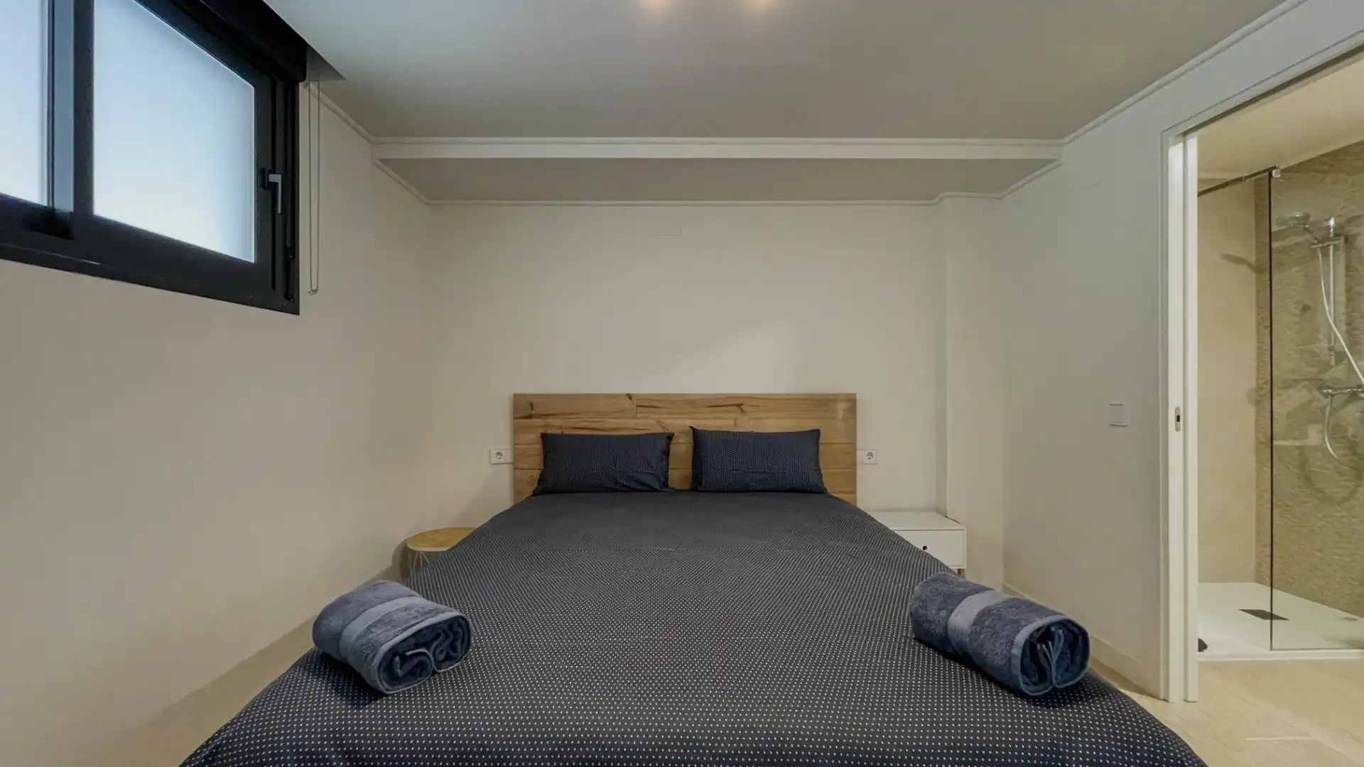 Schlafzimmer von Dachboden zum Verkauf in Finestrat mit Klimaanlage, Terrasse und Möbliert