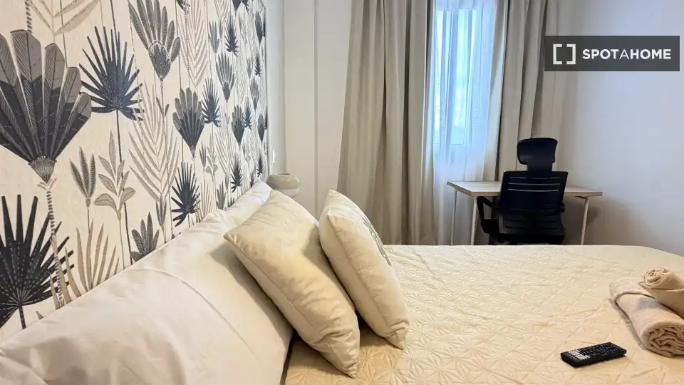 Habitación de Piso para compartir en Las Palmas de Gran Canaria con Aire acondicionado, Terraza y Amueblado