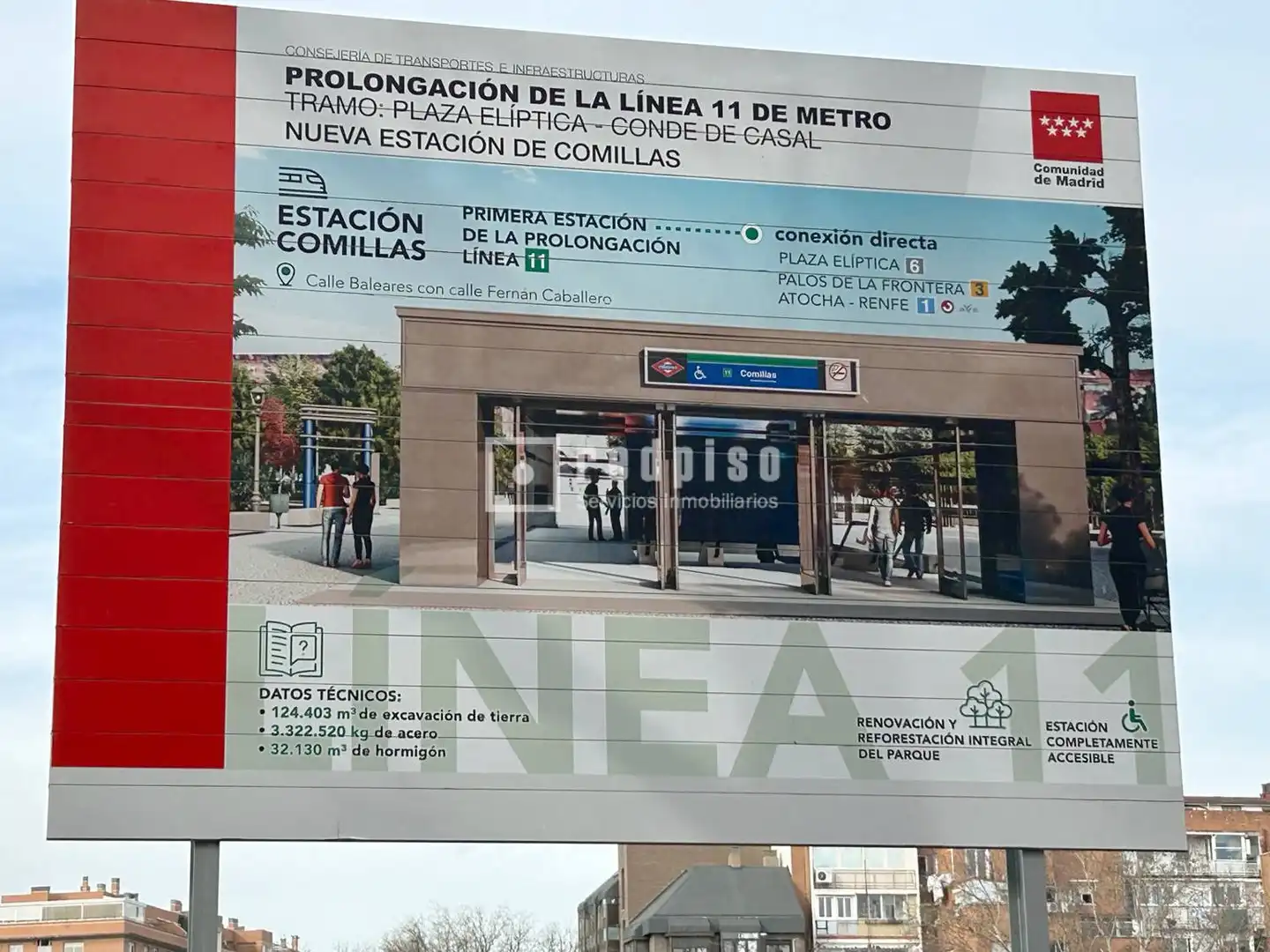 Vista exterior de Pis en venda en Madrid amb Aire condicionat