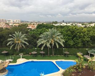 Swimming pool of Flat to rent in Alicante / Alacant  with Air Conditioner, Heating and Private garden
