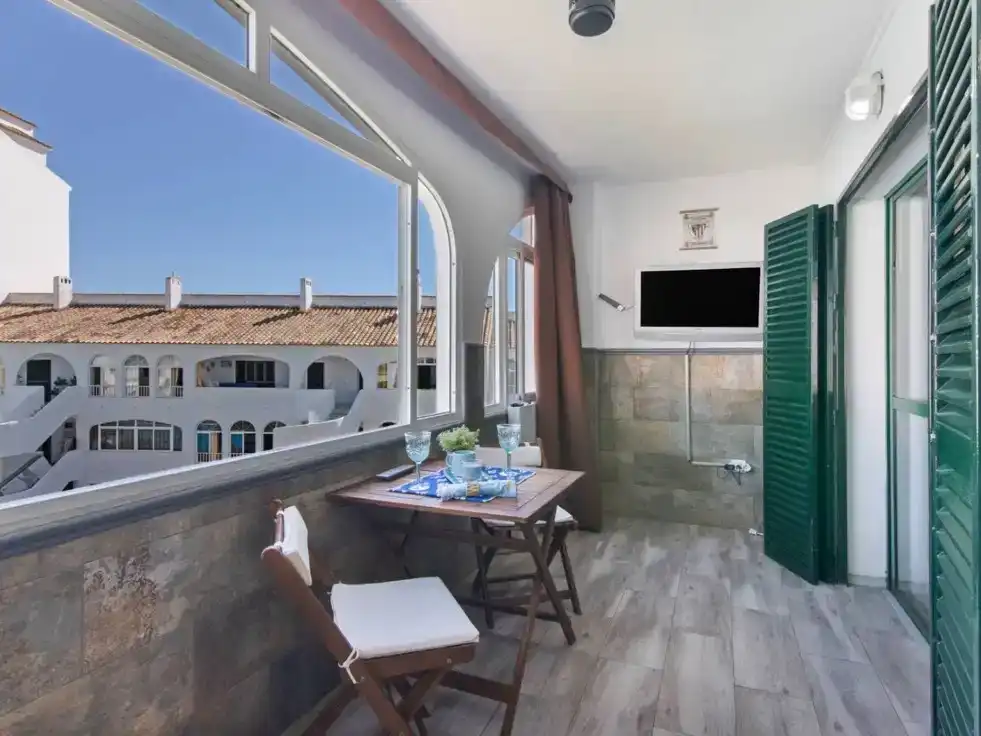 Balcony of Flat for sale in El Portil  with Air Conditioner and Swimming Pool