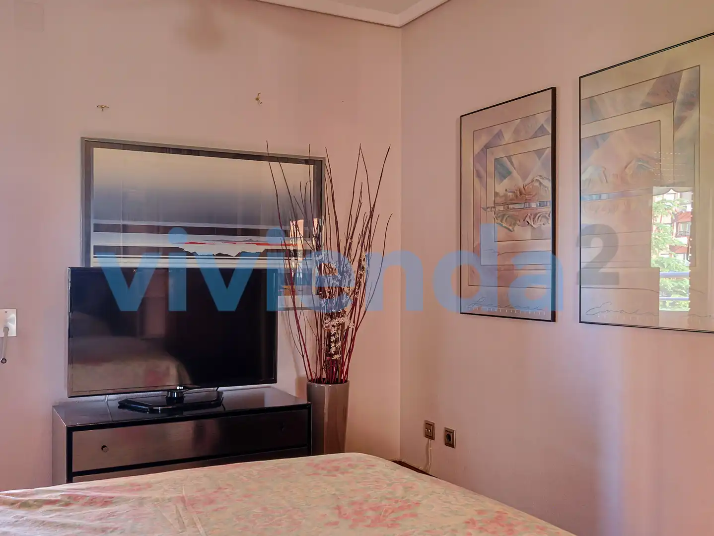 Bedroom of Flat for sale in Madrid  with Air Conditioner, Terrace and Swimming Pool