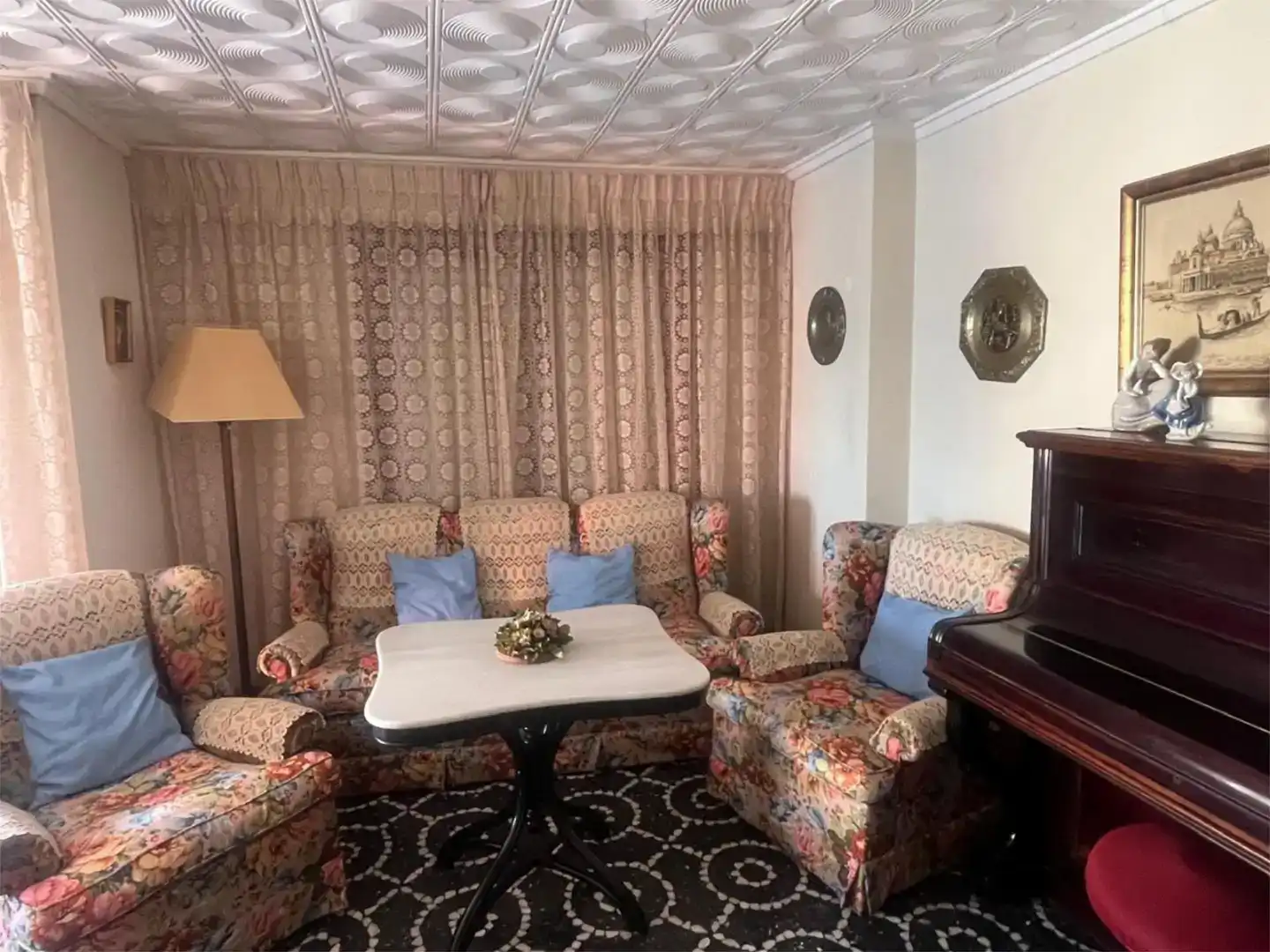 Sala de estar de Piso en venta en Sax con Balcón