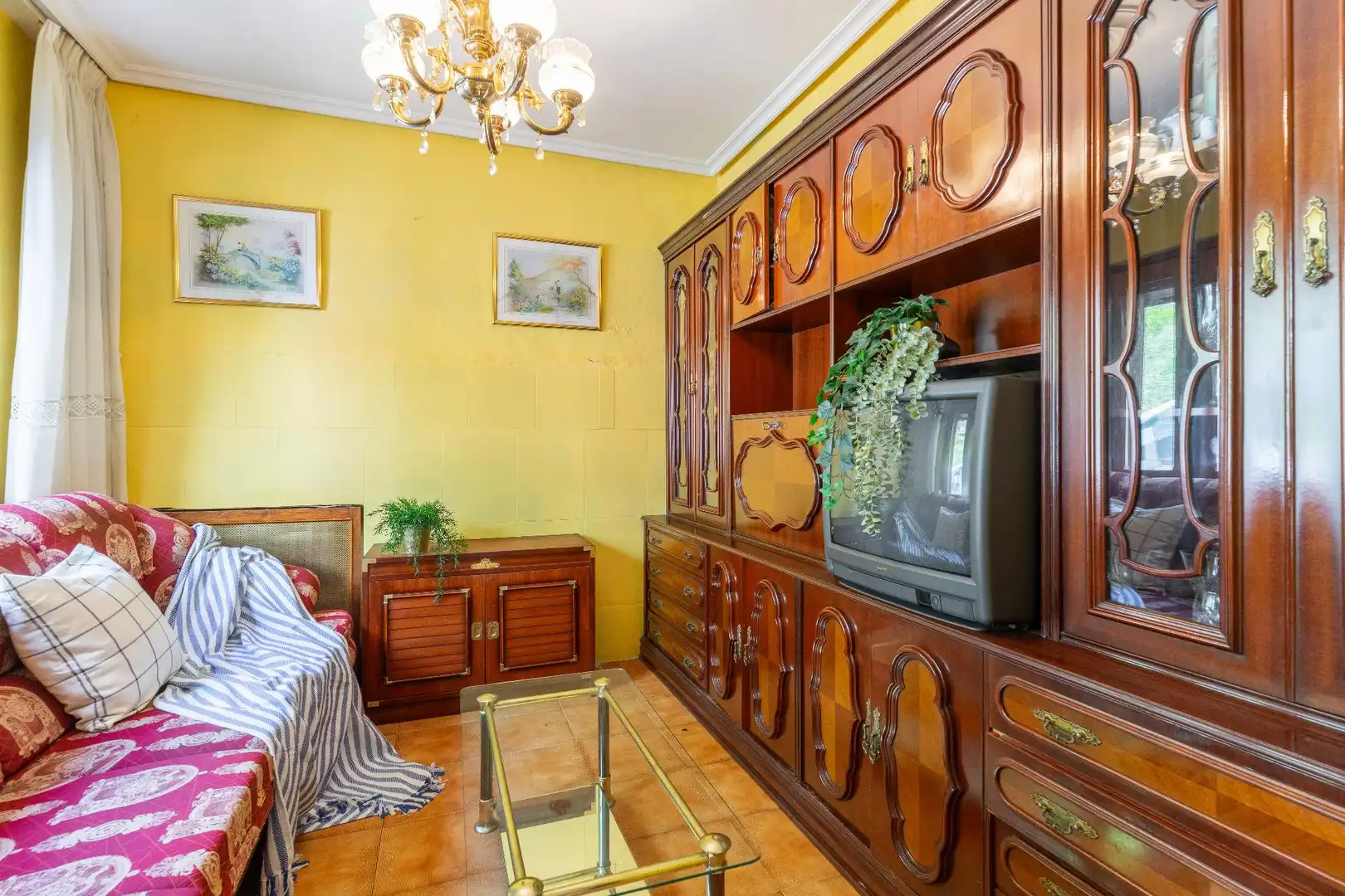 Wohnzimmer von Haus oder Chalet zum Verkauf in Mieres (Asturias) mit Heizung, Privatgarten und Terrasse